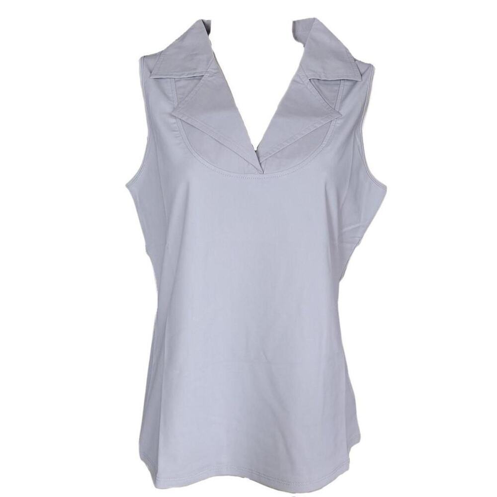 Under Cover Agent by Kathleen Mirkwood Womans Sleep Collared Top Size small